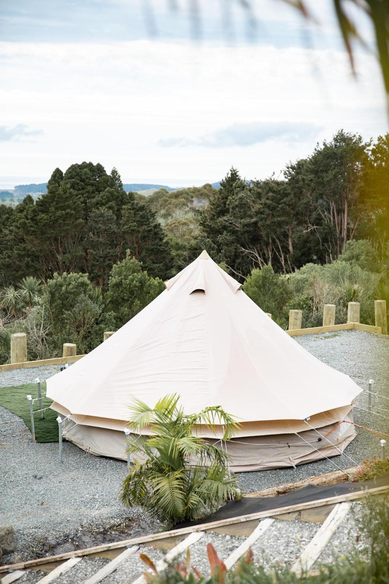 Aotearoa Surf Eco Pods Hotel Te Arai Ngoại thất bức ảnh