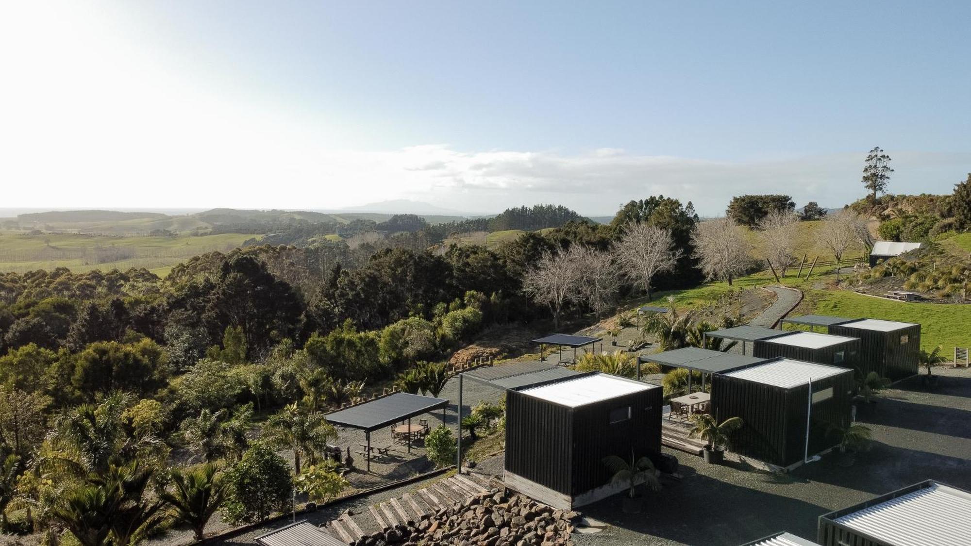 Aotearoa Surf Eco Pods Hotel Te Arai Ngoại thất bức ảnh