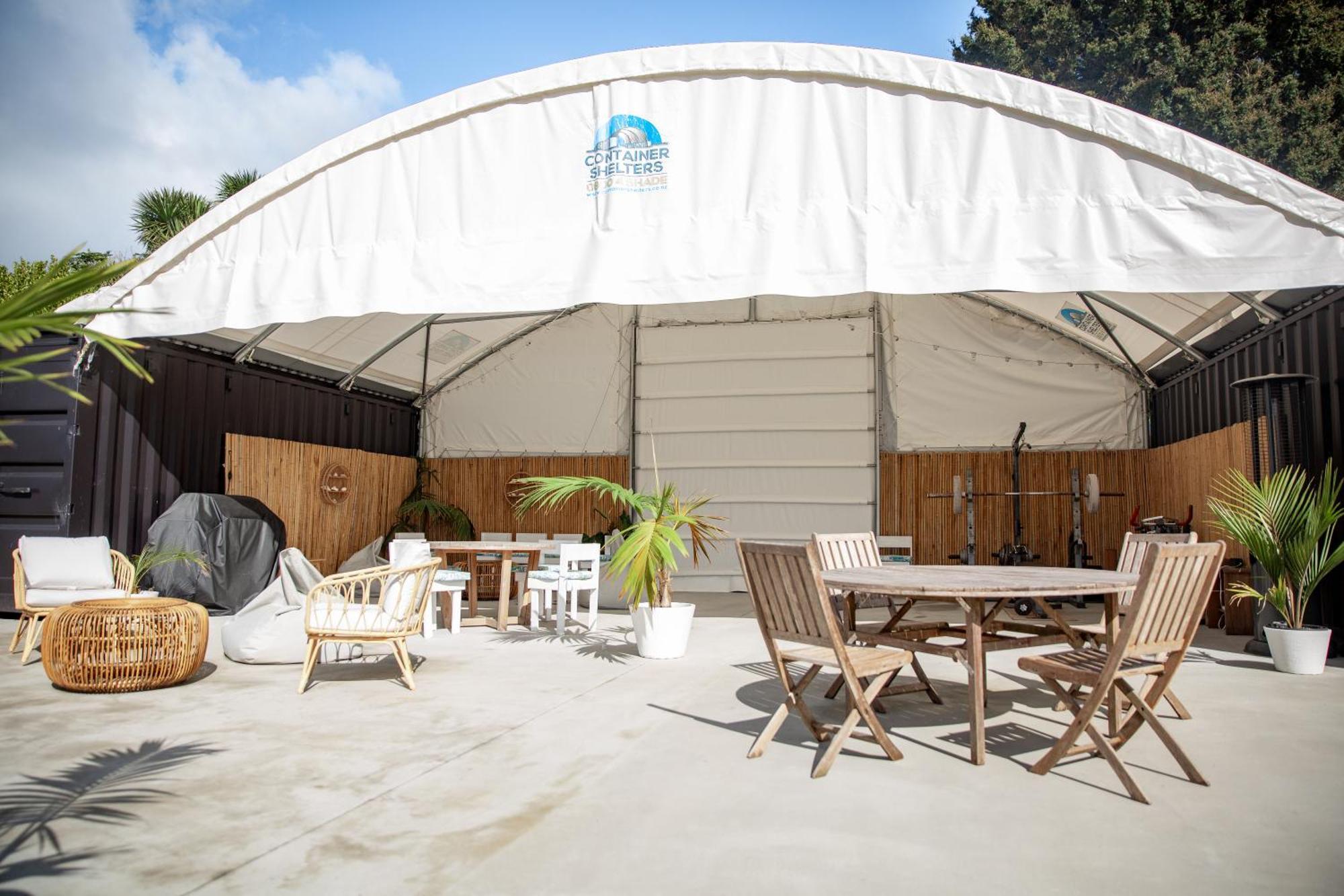Aotearoa Surf Eco Pods Hotel Te Arai Ngoại thất bức ảnh